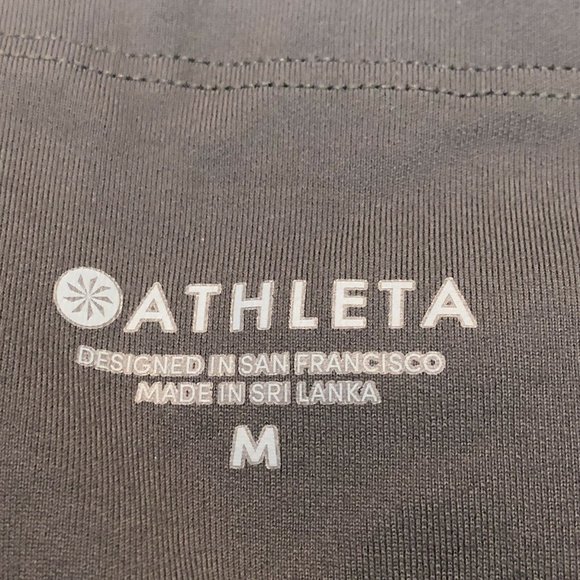 ATHLETA Leggings High Rise Gray Stash Pockets M - Picture 8 of 10
